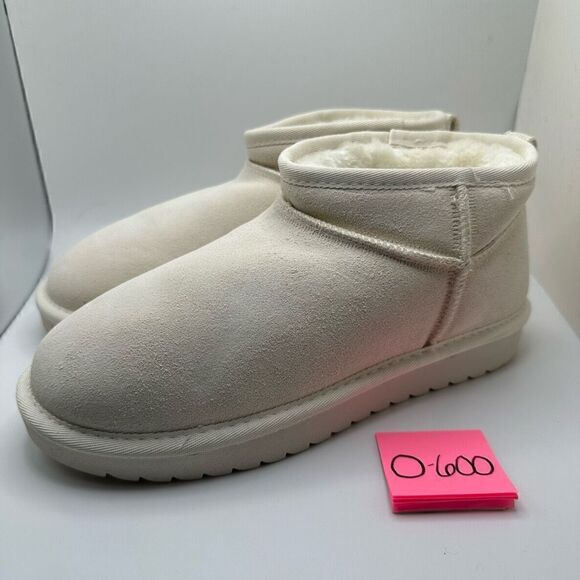 CUSHIONAIRE Women's pull on boot 8 WIDE IVORY - Picture 3 of 7